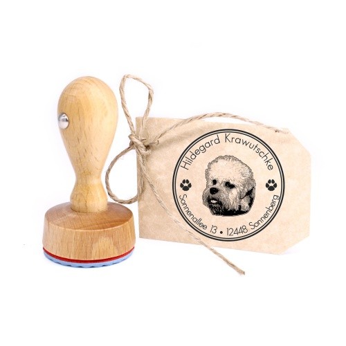 Timbro personalizzato dandie - timbro,